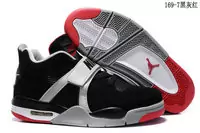 basketball jordan chaussures-jordan 4-07 nero gray red